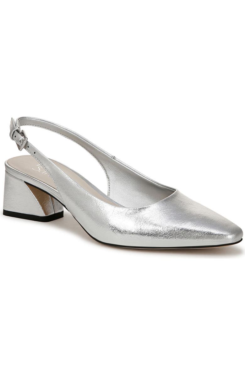 Franco Sarto Jacer Slingback Pump, Main, color, Silver