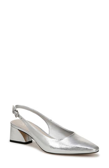 Franco Sarto Jacer Slingback Pump In Silver