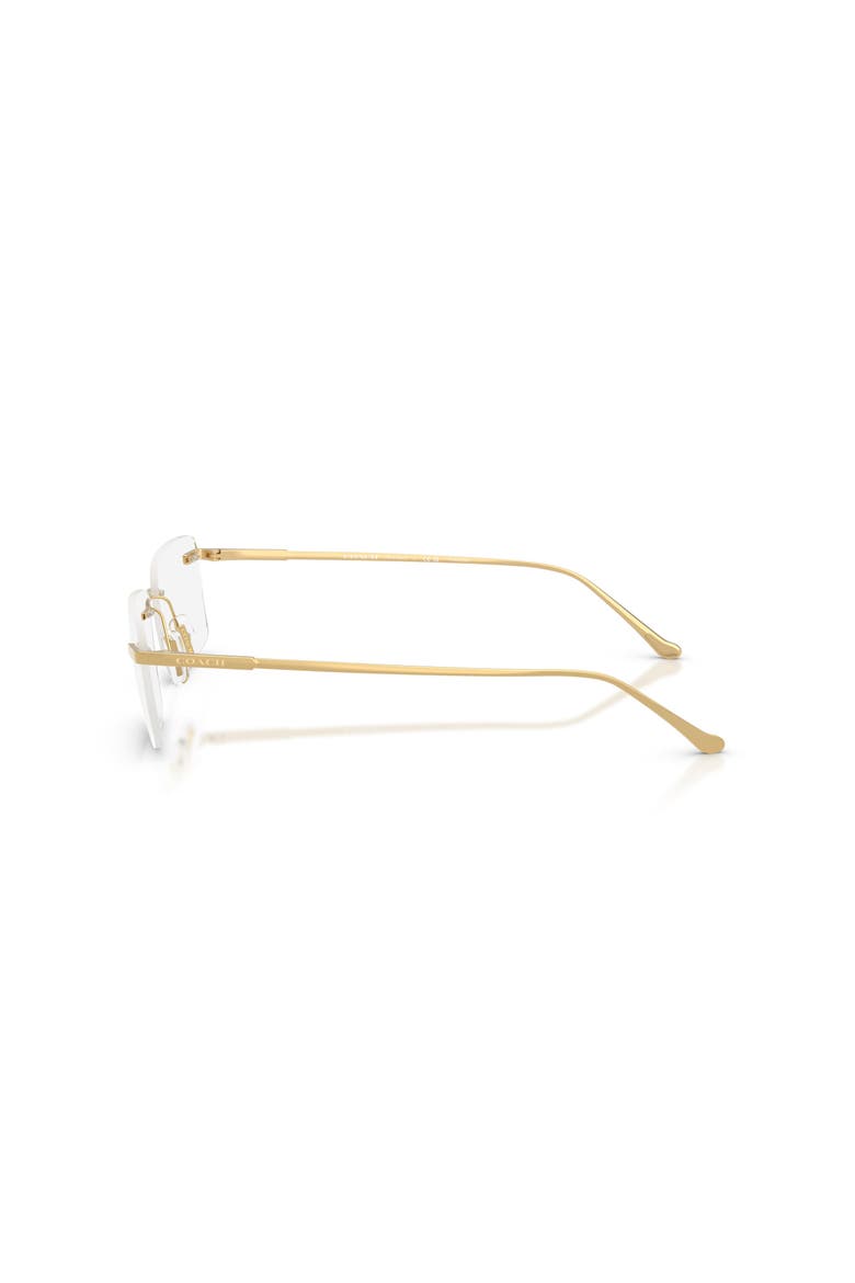 56mm Rectangle optical glasses, Alternate, color, Gold