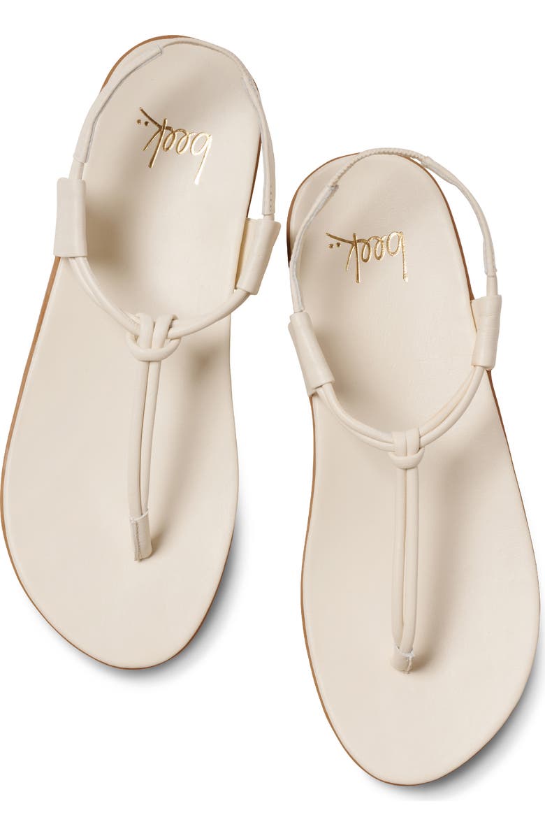 Beek Mango Leather Sandal, Alternate, color, Vanilla