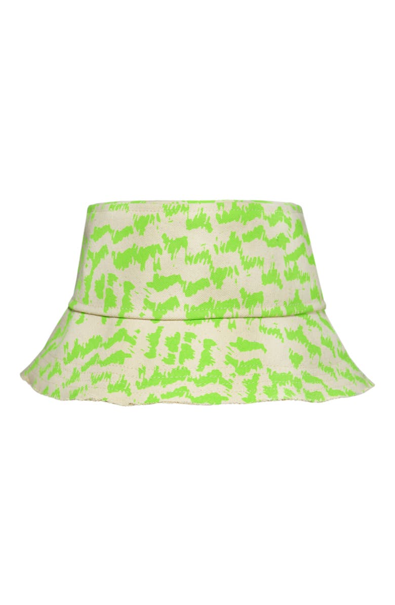 Dance Happy Party Animal Bucket Hat, Main, color, Neon Green