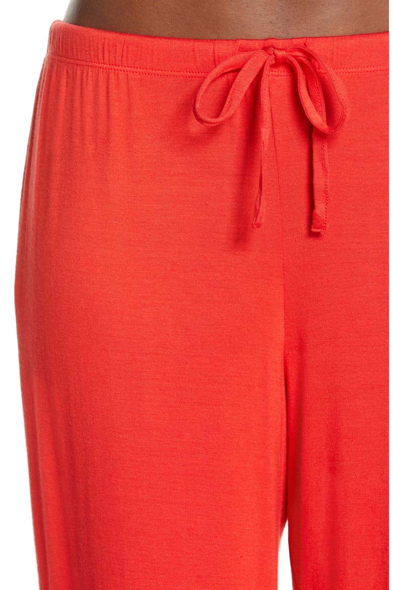Moonlight Dream Pajamas, Alternate, color, RED BLOOM