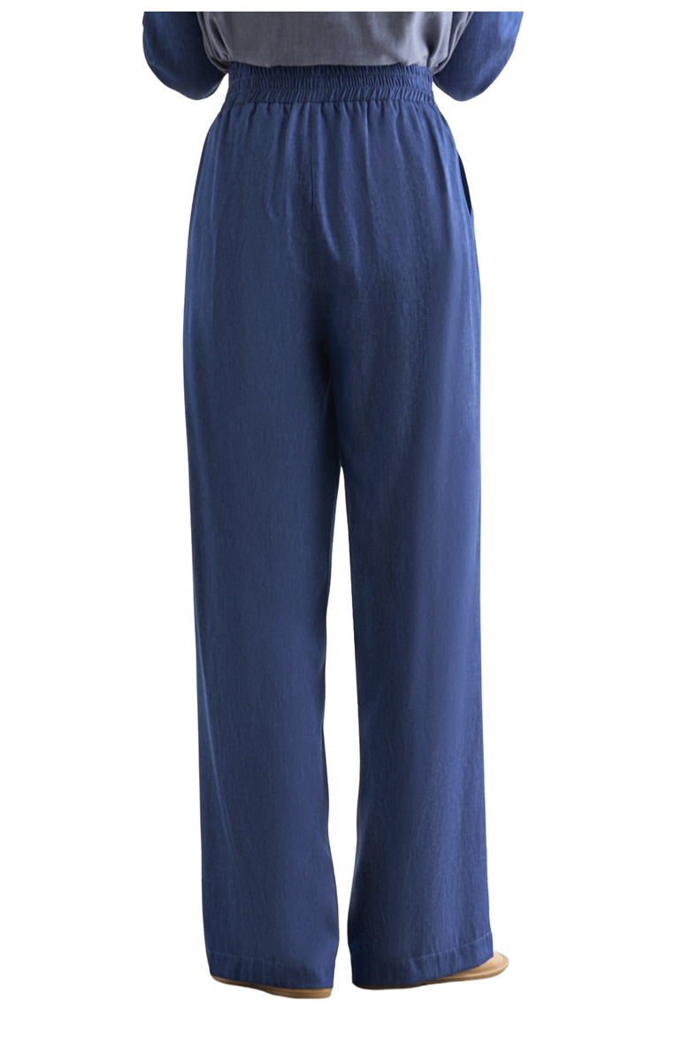 Mizalle Elastic Trousers, Alternate, color, Indigo