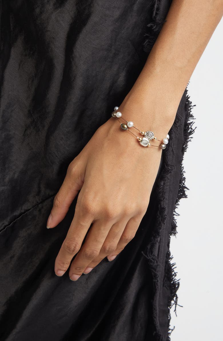 Isshi Desnuda Set of 2 Station Bracelets, Alternate, color, Vision