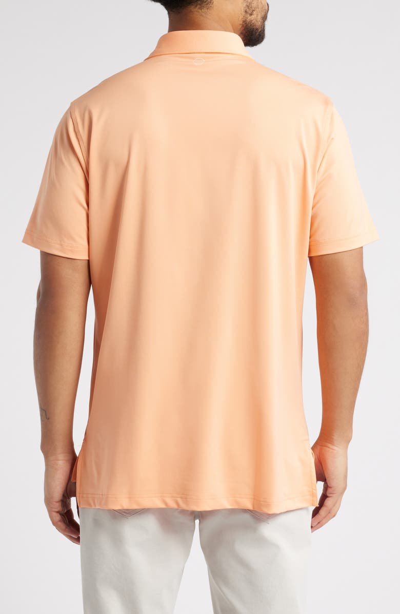 Peter Millar Crown Sport Summer Comfort Solid Performance Jersey Polo, Alternate, color, Papaya