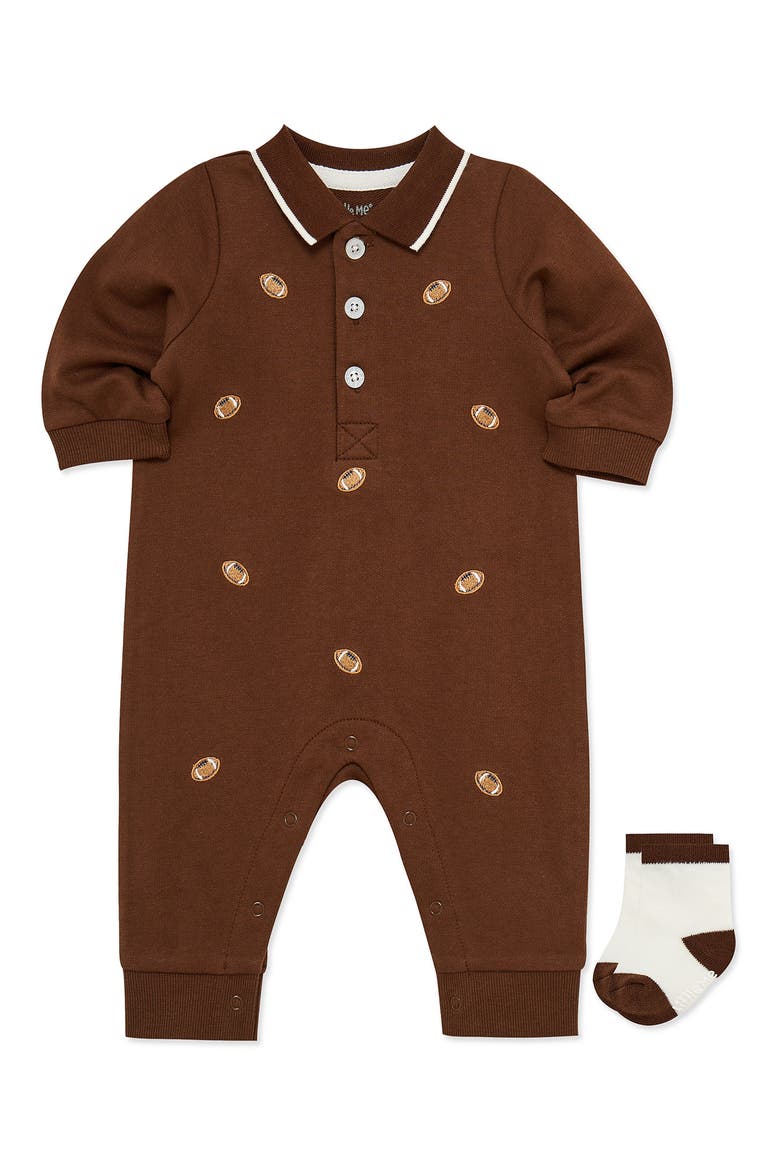 Race Cars Coverall & Socks Set, Alternate, color, BROWN