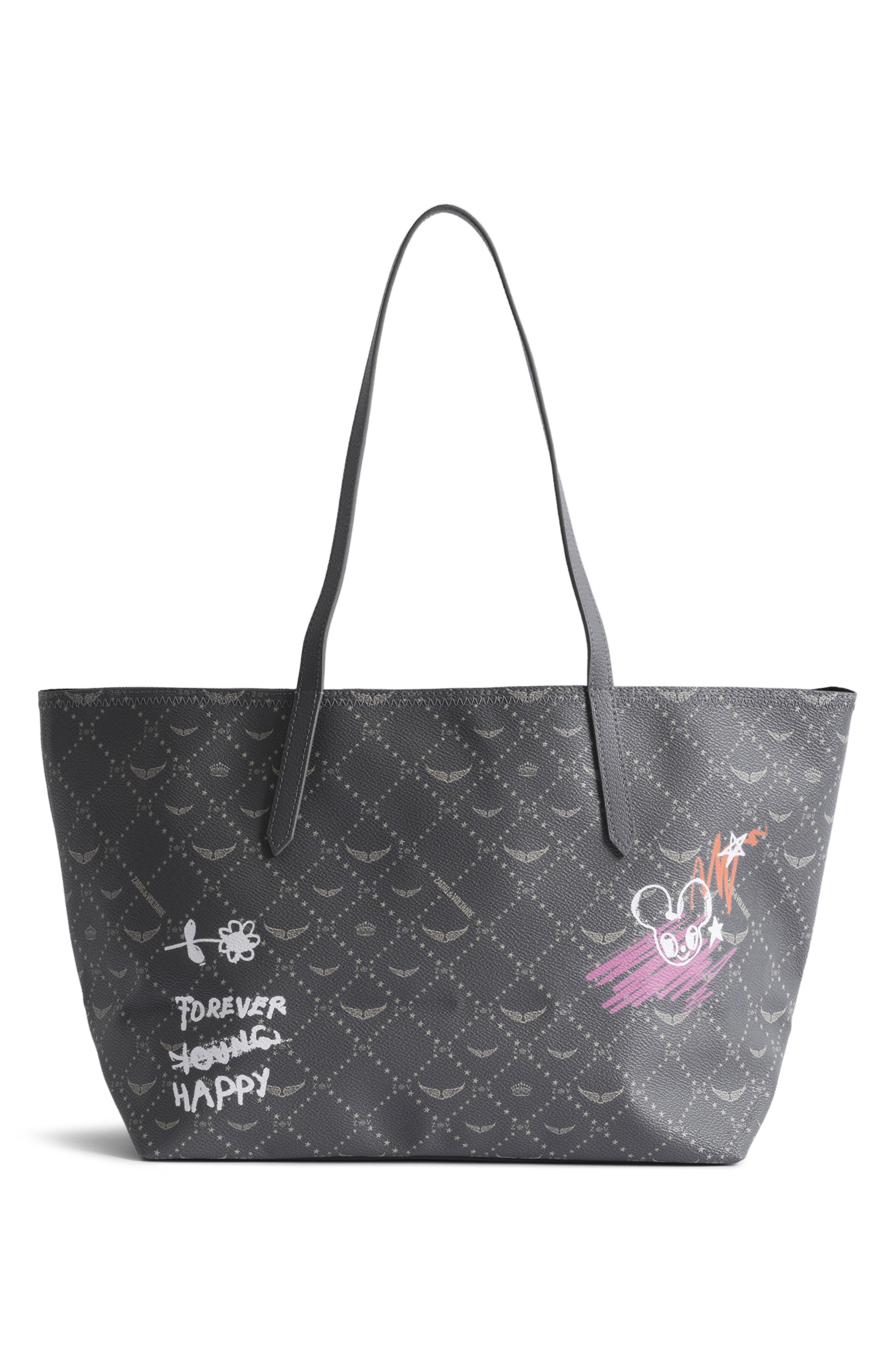 Zadig 
Voltaire Z Monogram Shopper Tote, Alternate, color, Road