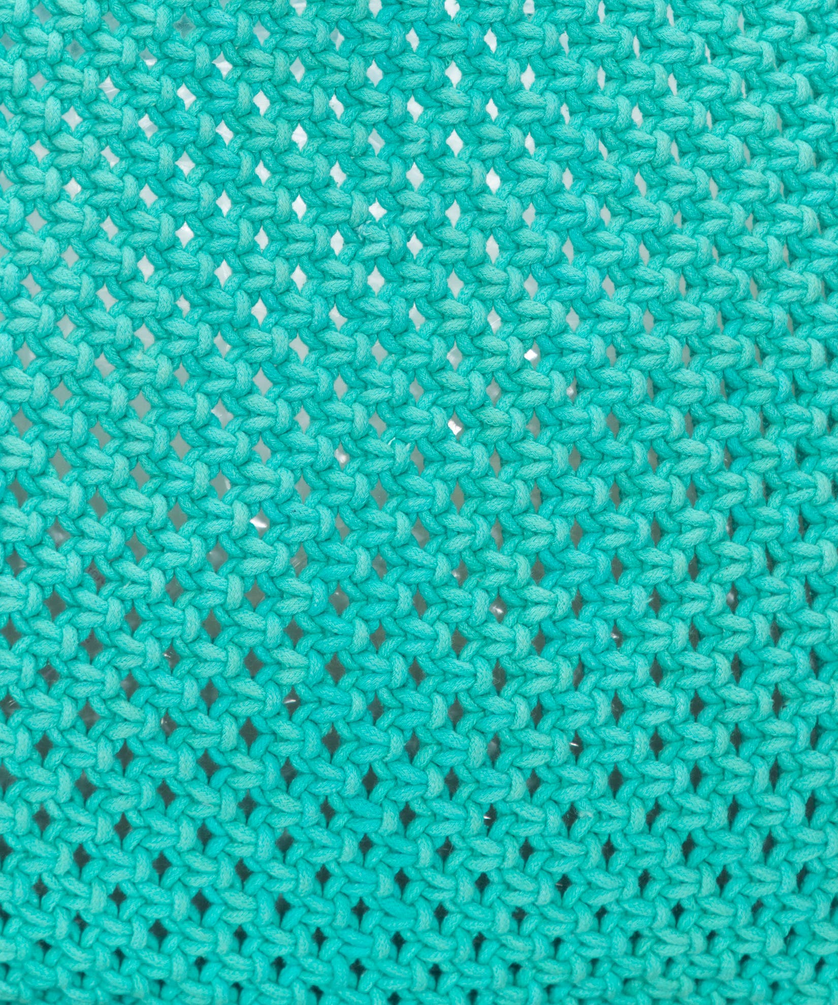 Faherty sunwashed macrame shopper, Alternate, color, Aqua Green