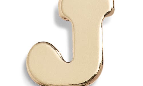 Nashelle Initial Charm In Gold Fill - J