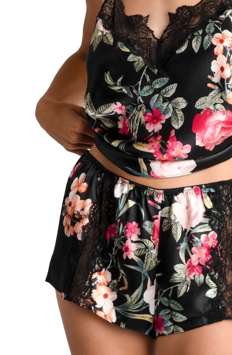 In Bloom by Jonquil Strappy Camisole Short Pajamas, Alternate, color, 