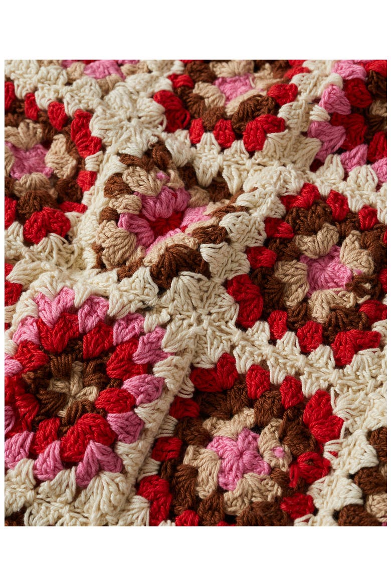 Floral Crochet Minidress, Alternate, color, PINK
