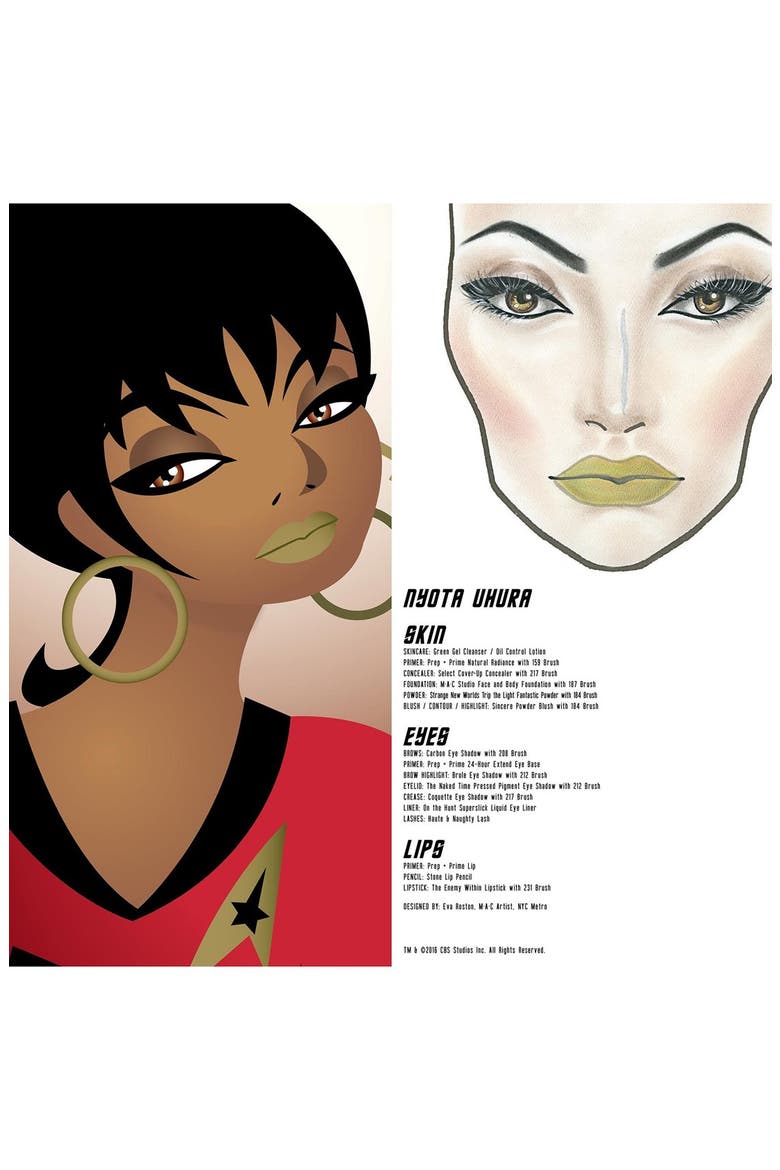 MAC Star Trek Trip the Light Fantastic Powder, Alternate, color, LUNA LUSTER