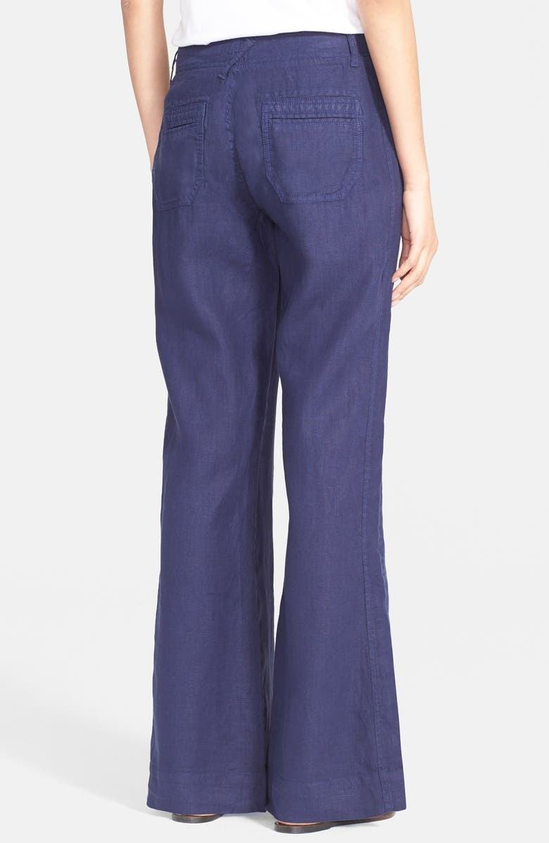 Joie Wide Leg Linen Pants, Alternate, color,