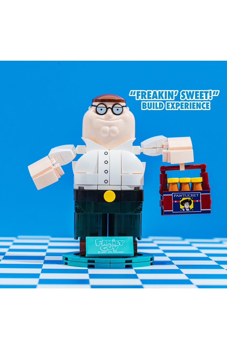 Brickcraft Family Guy Peter Griffin Building Set, Alternate, color, NO COLOR