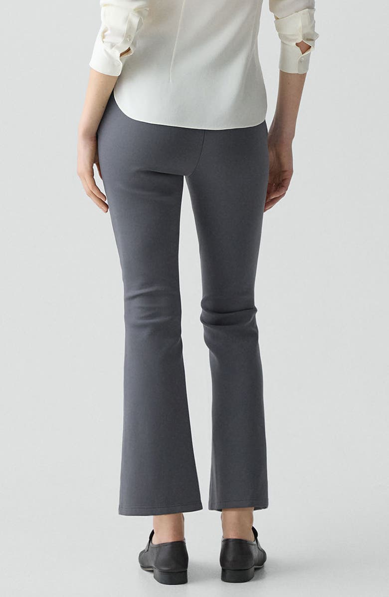 Theory Crop Kick Flare Pants, Alternate, color, Charcoal