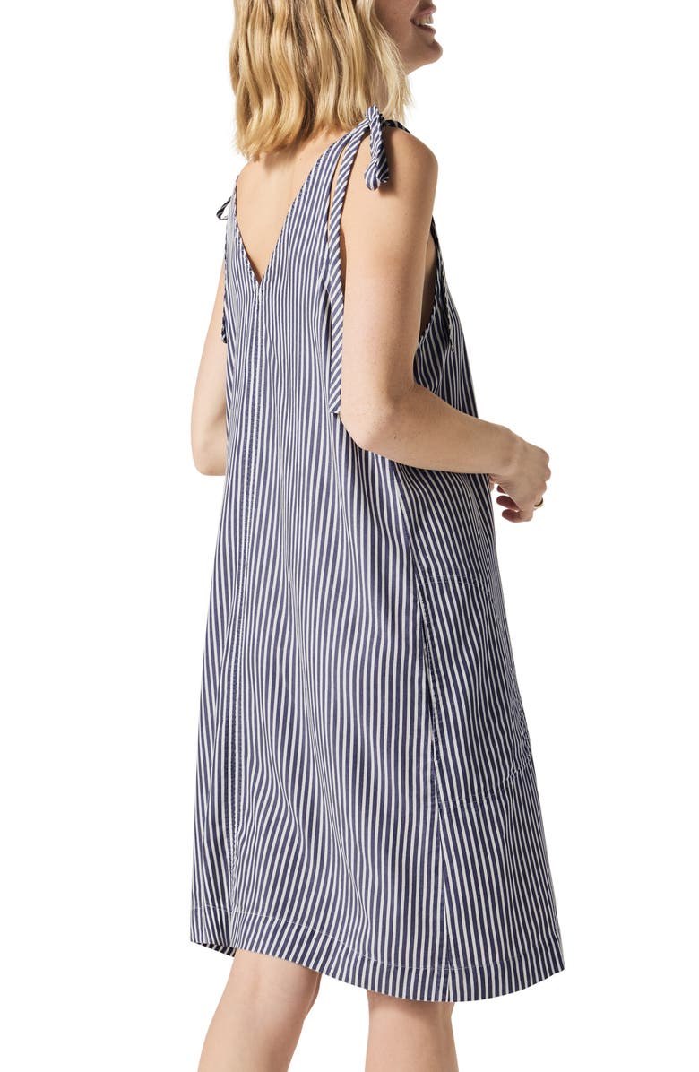 Halston Stripe Minidress