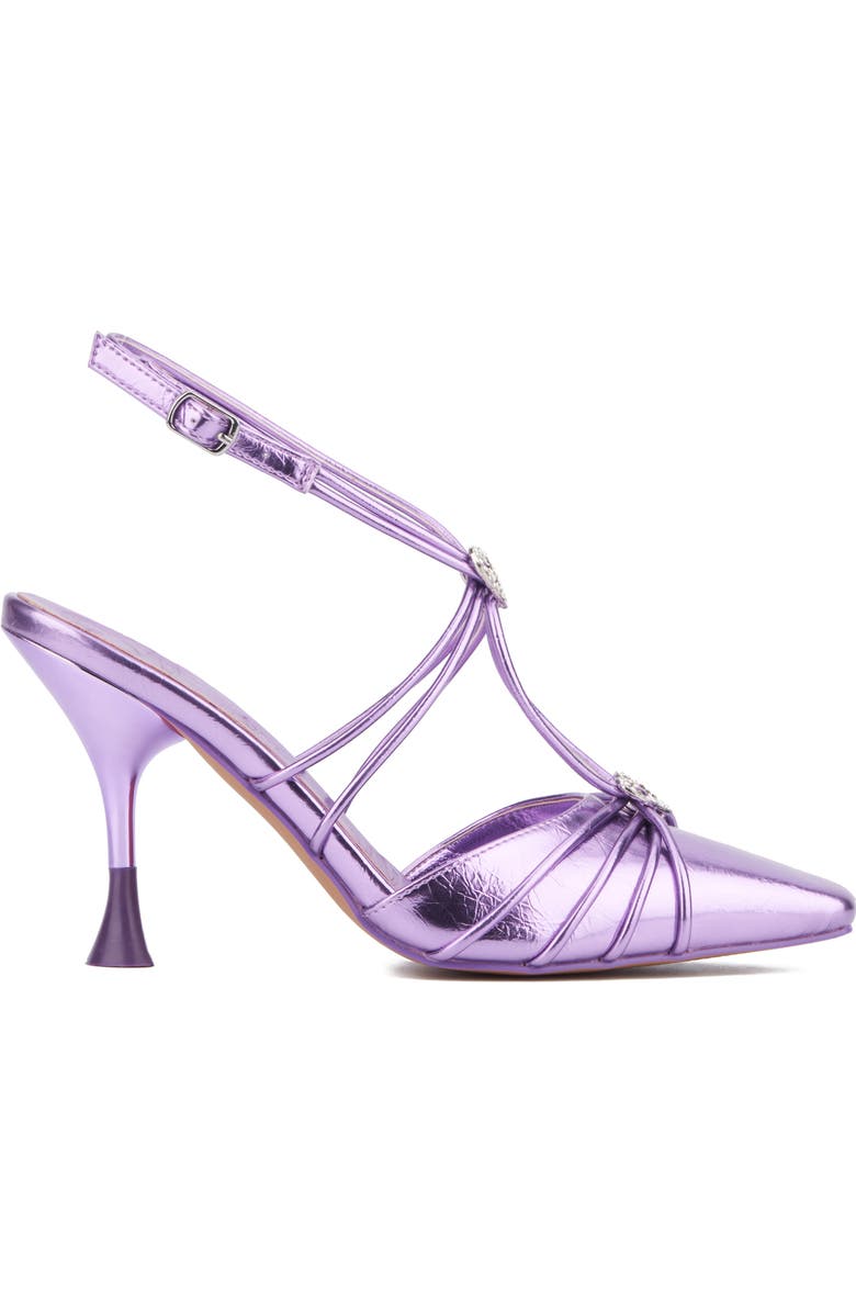 OLIVIA MILLER Celestial Pointed Toe Pump, Alternate, color, Purple