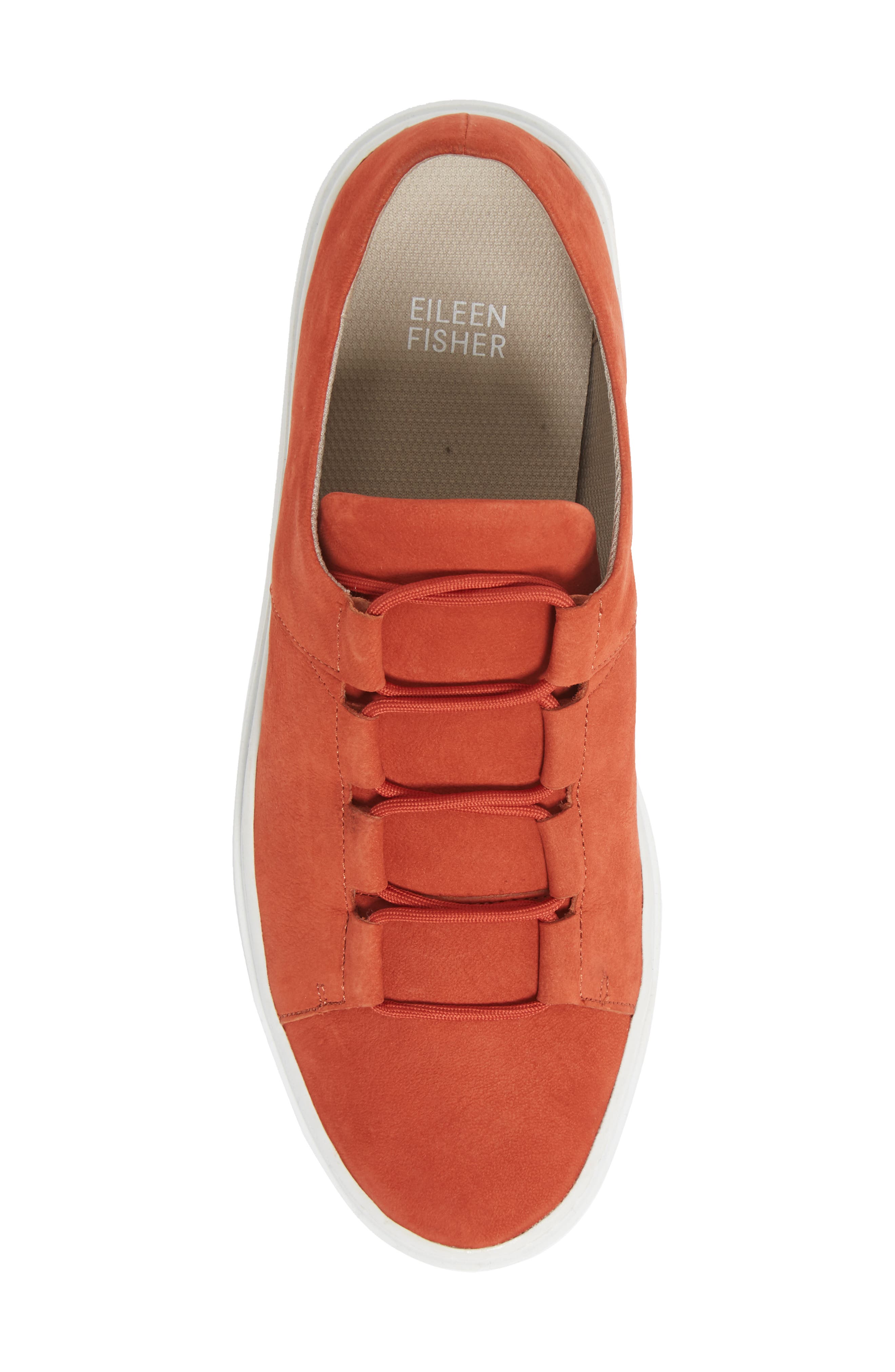 Prescot Platform Sneaker, Alternate, color, TOMATO NUBUCK LEATHER