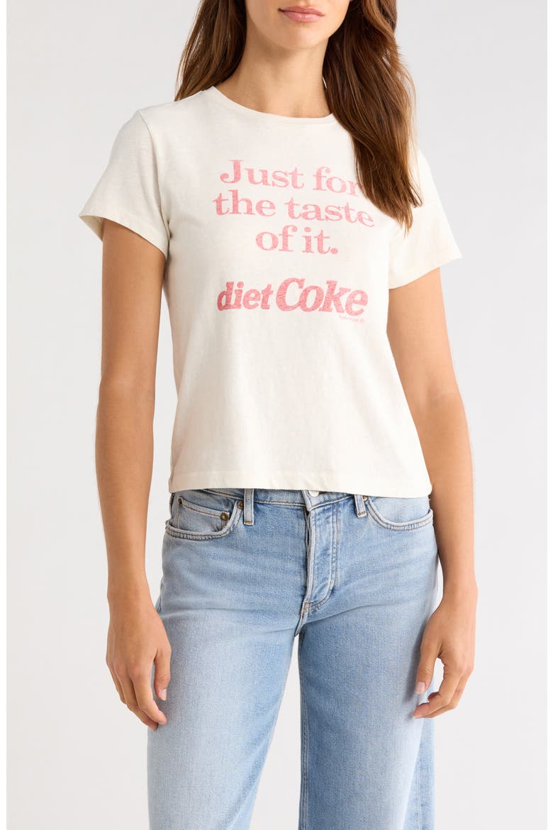 Classic Diet Coke Graphic T-Shirt, Main, color, VINTAGE WHITE
