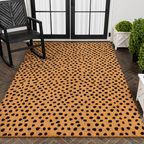 Jonathan Y Peater Classic Casual Commerical Natural Coir Indoor/outdoor Mat In Brown