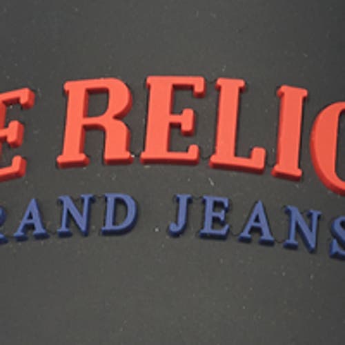 True Religion Weezy Logo Slide In Black
