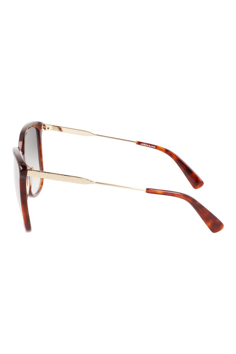 57mm Monogram Square Sunglasses, Alternate, color, HAVANA