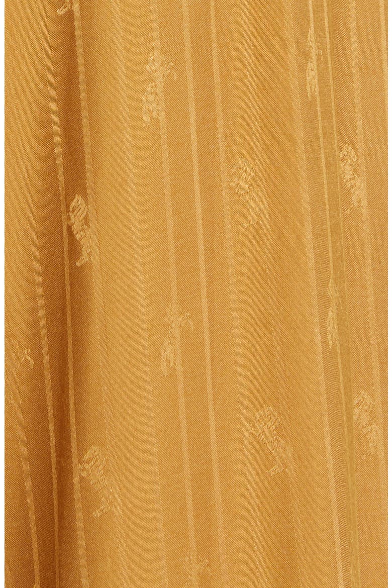 Ivy Wide Leg Pants, Alternate, color, DARK KHAKI HORSE JACQUARD