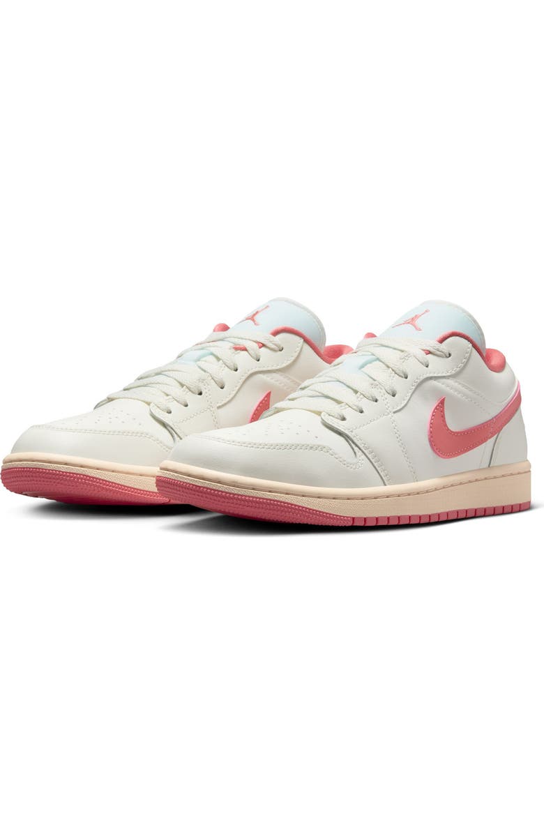 Jordan Air Jordan 1 Low Sneaker, Main, color, Sail/ Pink Salt/ Guava Ice