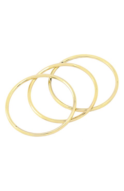 Set of 3 Bangle Bracelets
