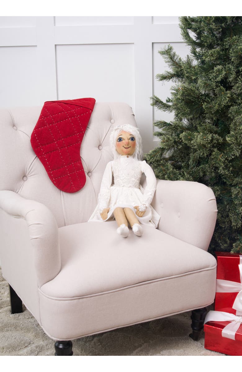 Gallerie II Angelica Snow Figurine, Alternate, color, White