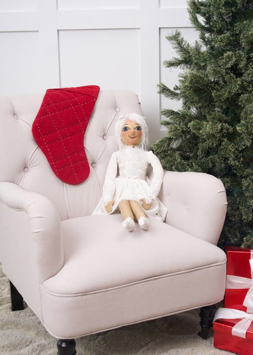 Gallerie Ii Angelica Snow Figurine In White