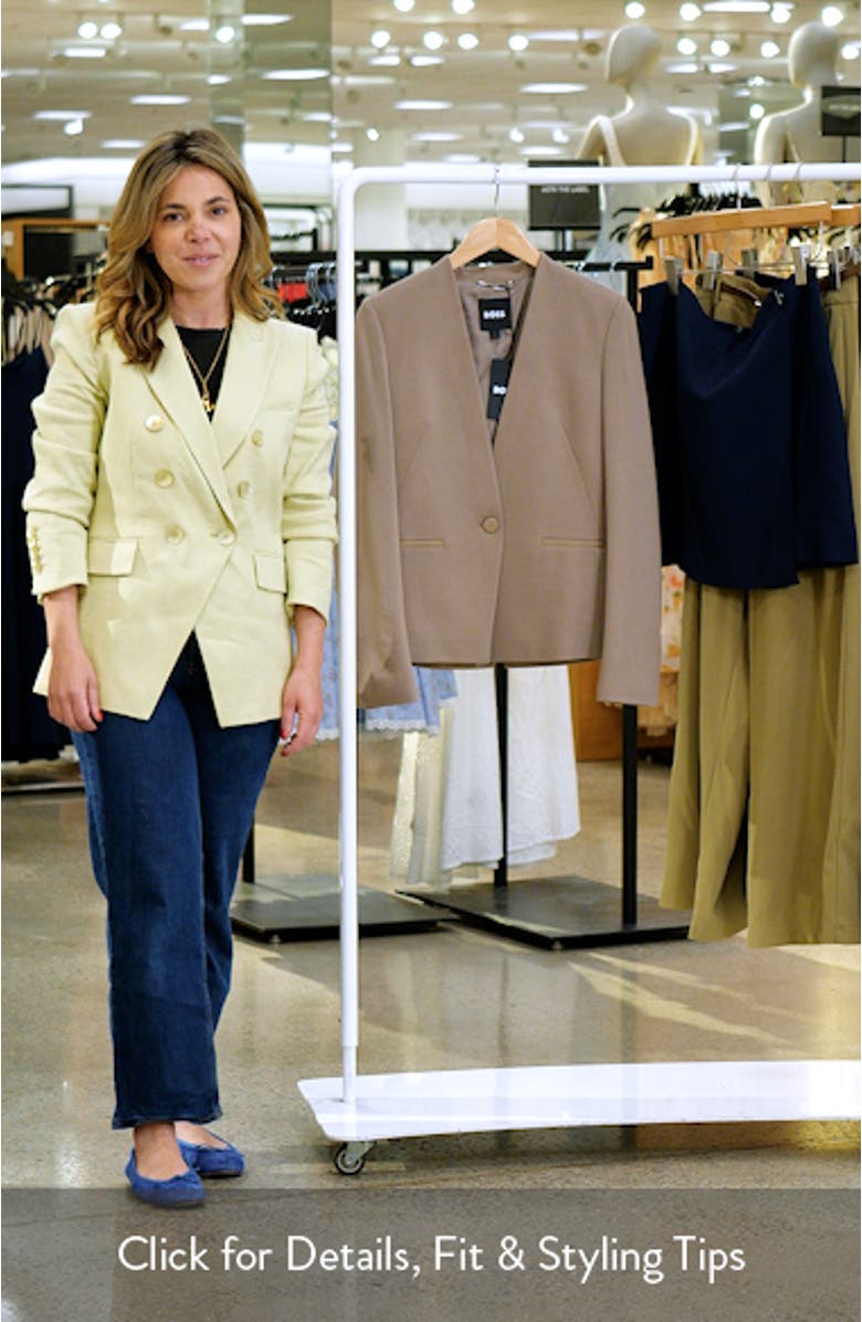 Jemma One-Button Blazer, sales video thumbnail