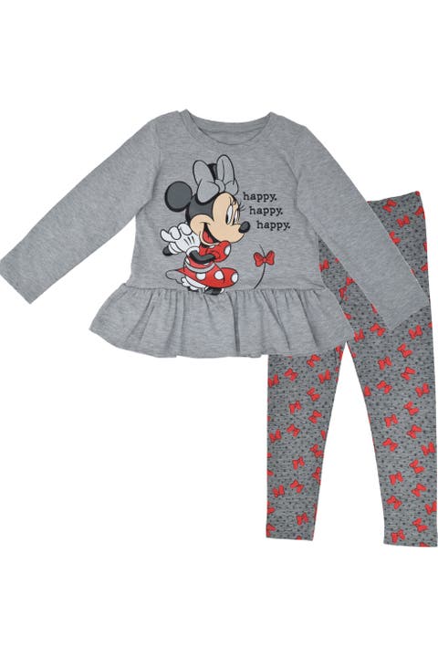 Minnie Mouse Glitter 2-Piece Tee and Leggings Set