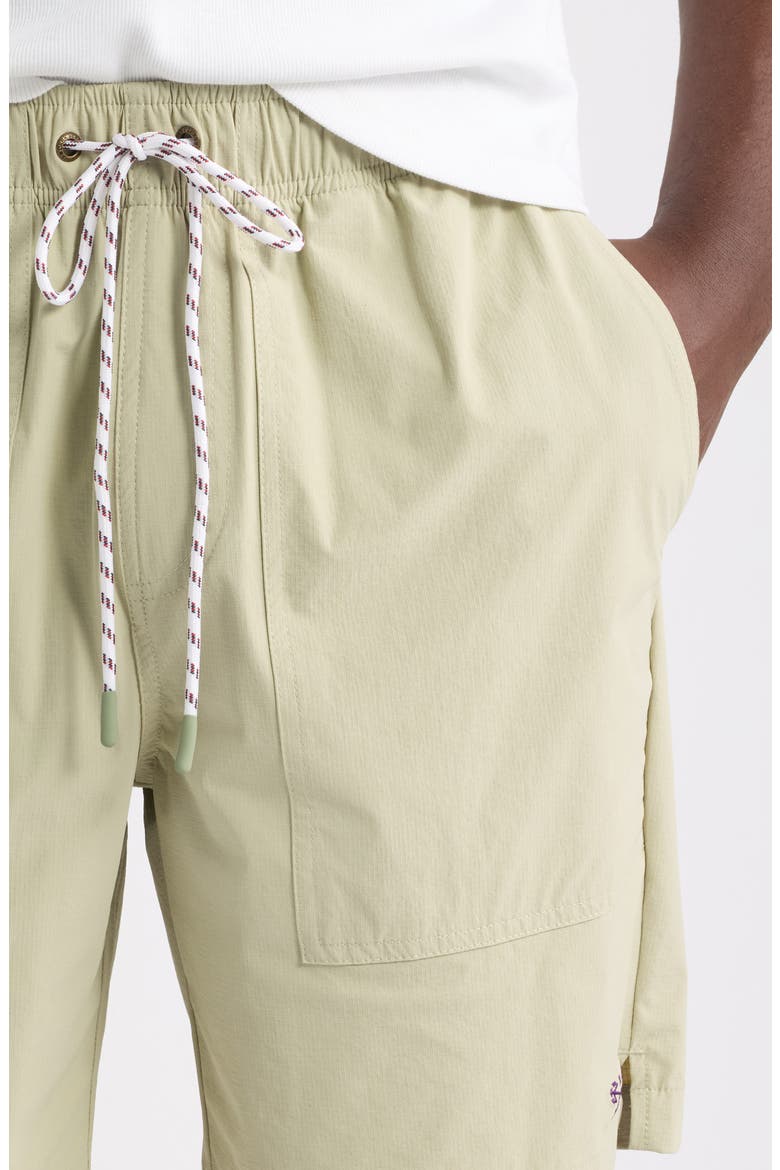 Warwick Stretch Drawstring Shorts, Alternate, color, MOSS