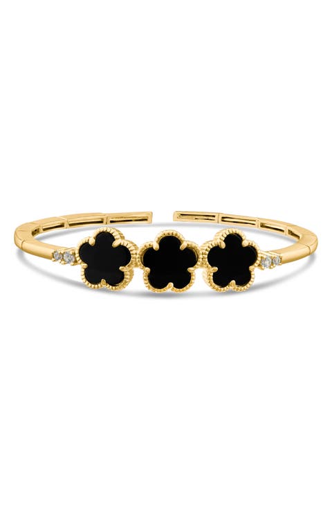 Clover Open Cuff Bracelet