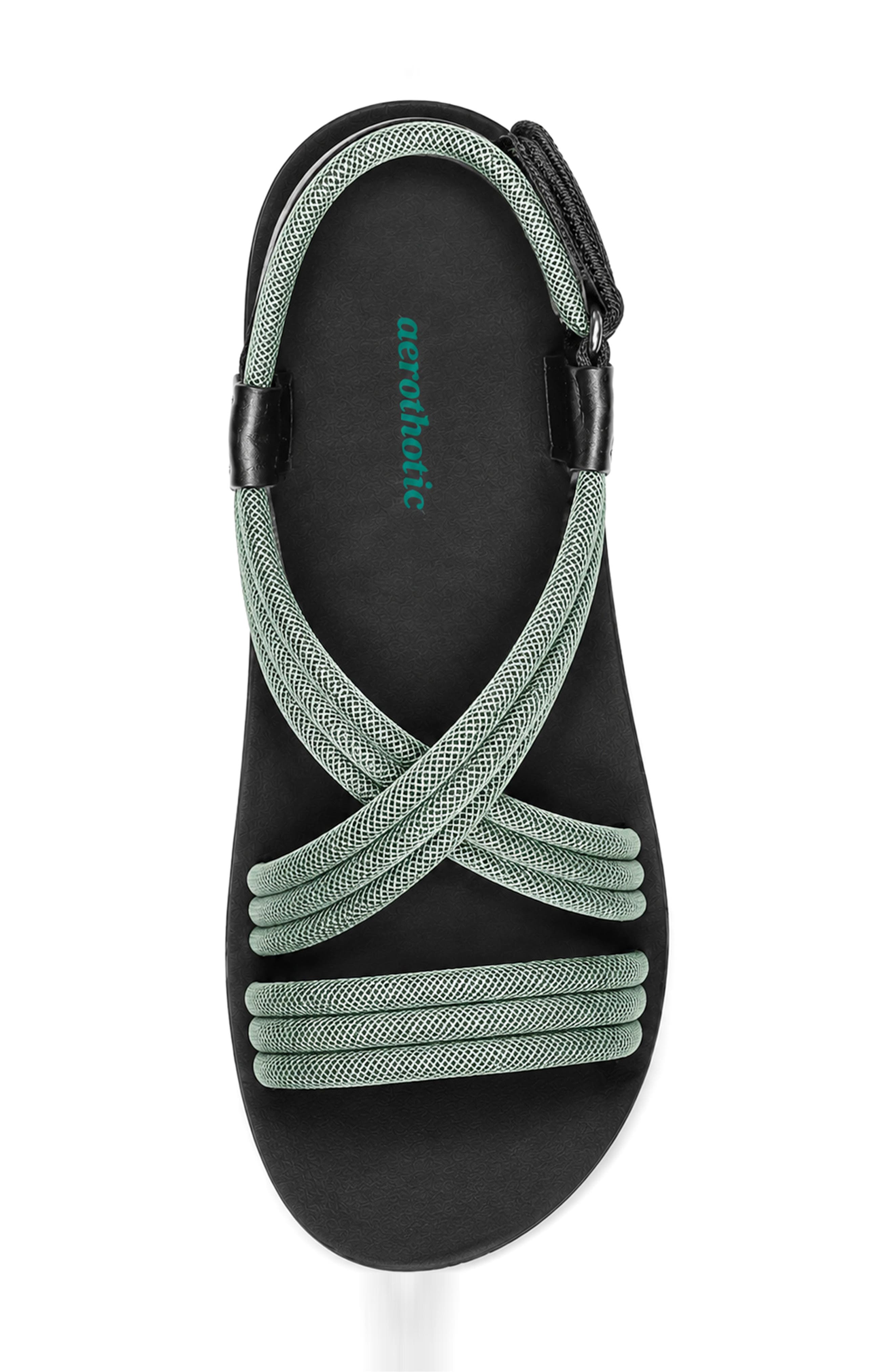 Hadal Orthotic Sandal, Alternate, color, GREEN