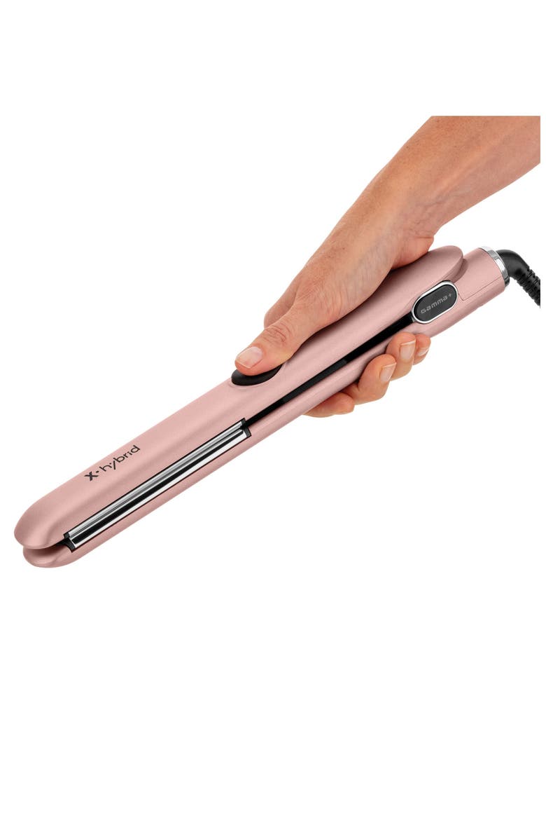 X-Hybrid 1-Inch Professional Flat Iron, Alternate, color, ROSE GOLD