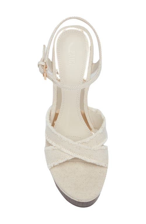 PAIGE PAIGE HARLOW ANKLE STRAP PLATFORM WEDGE SANDAL