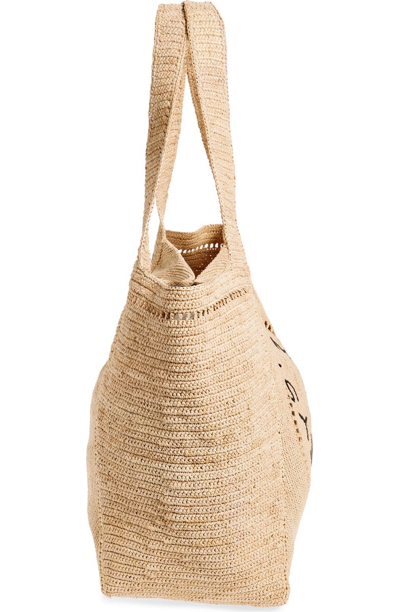 Stella McCartney Summer Living Raffia Tote, Alternate, color,