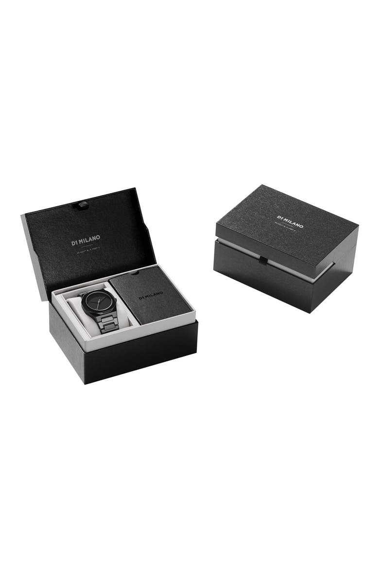 Ceramica Bracelet Watch, 37mm, Alternate, color, BLACK