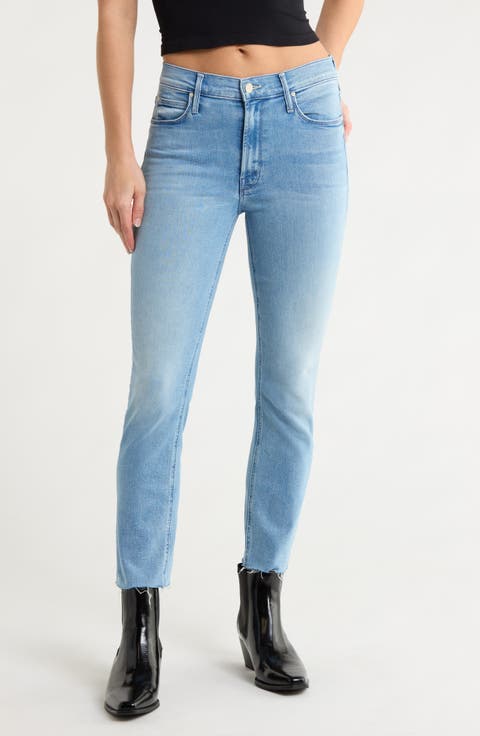 The Mid Rise Dazzler Crop Stretch Jeans