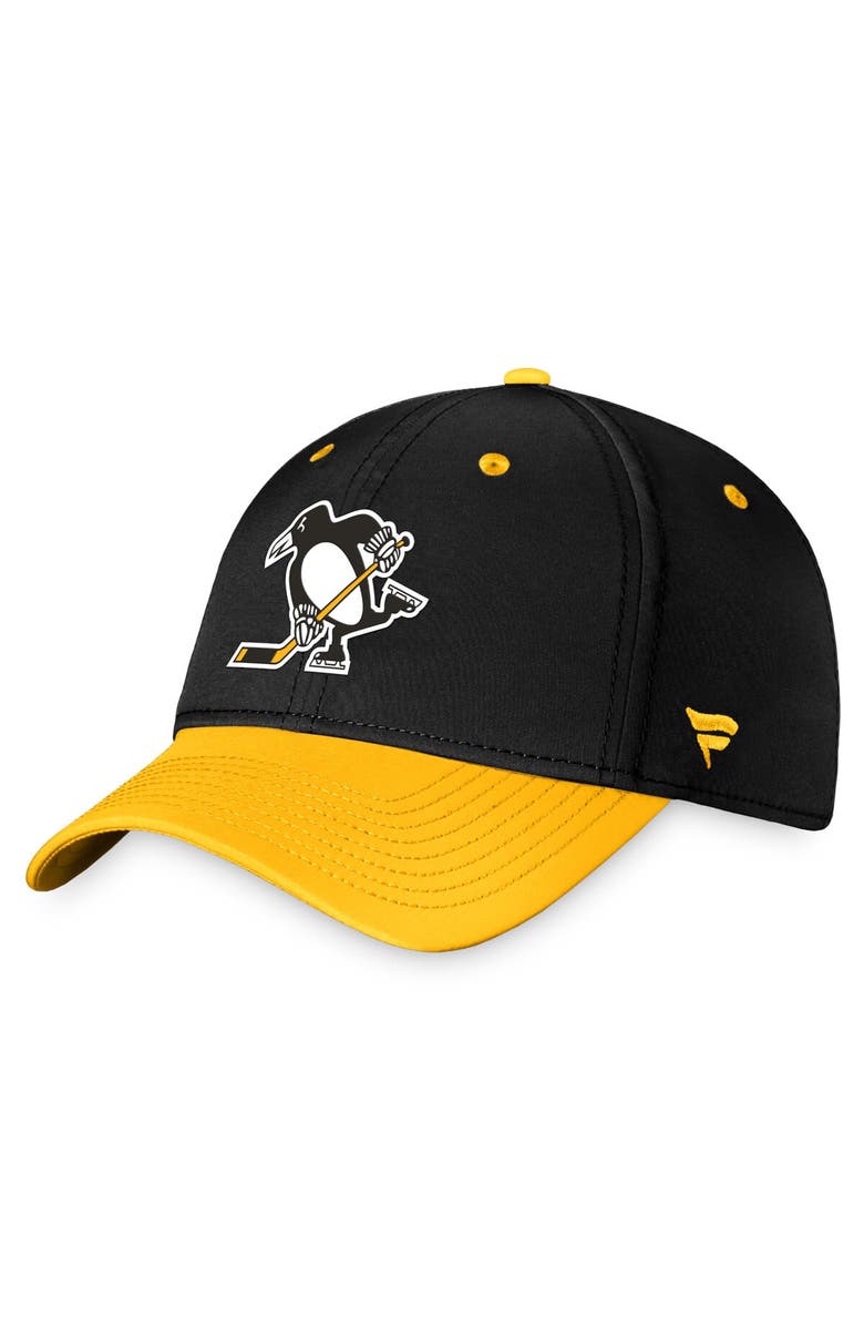 FANATICS Men's Fanatics Branded Black Pittsburgh Penguins Authentic Pro Alternate Jersey Flex Hat, Main, color, Black