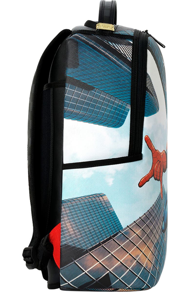 Sprayground Kids' Marvel Spider-Man Curtain Reveal Backpack, Alternate, color, Black