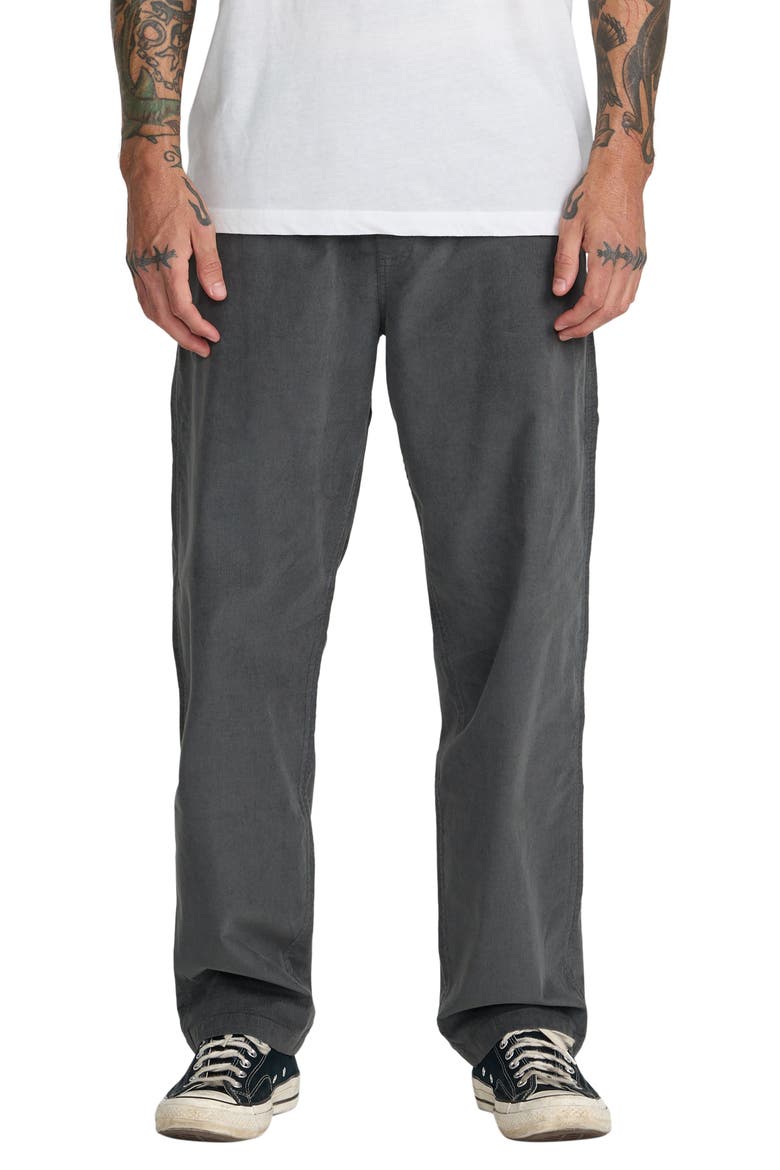 Vacancy Micro Corduroy Pants, Main, color, SAGE LEAF