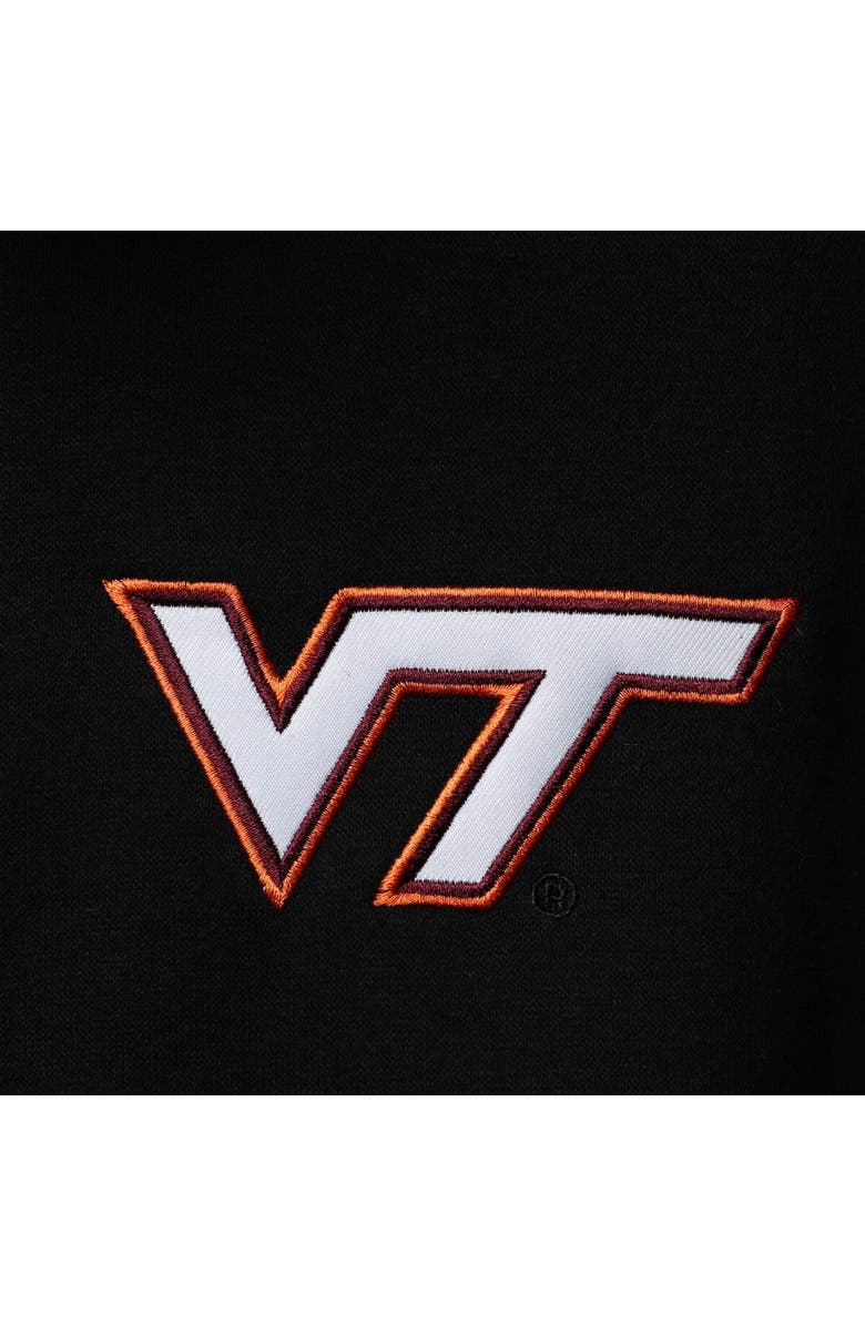 COLOSSEUM Men's Colosseum Black Virginia Tech Hokies Tortugas Logo Quarter-Zip Jacket, Alternate, color, Black