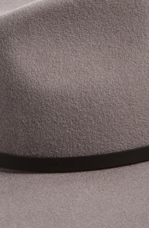 Rag & Bone Audrey Wool Felt Fedora In Gray