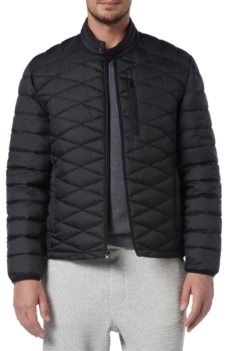 Andrew Marc Hackett Diamond Quilted Jacket, Main, color, 