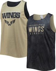 FOCO Men's FOCO Black/Gold Philadelphia Wings Reversible Mesh Tank Top