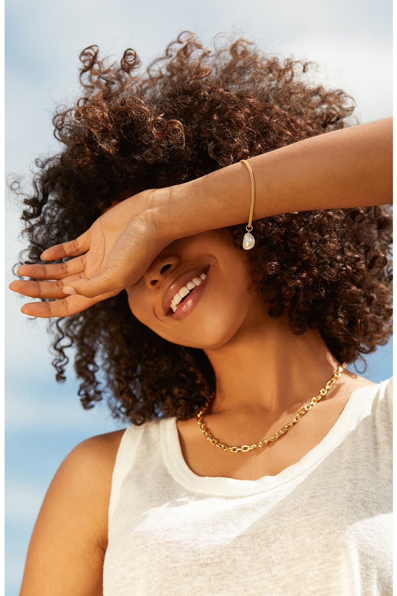 Heirloom Woven Fine Chain Bracelet, Alternate, color, YELLOW GOLD