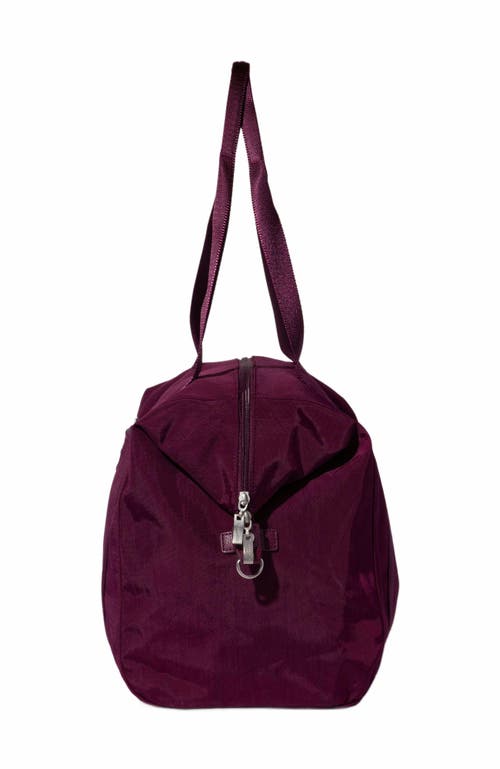 Baggallini All Day Large Duffel Weekender Bag In Mulberry